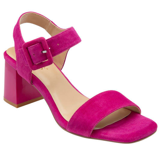 Lotus Norah Pink Suede Sandals