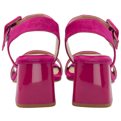 Lotus Norah Pink Suede Sandals