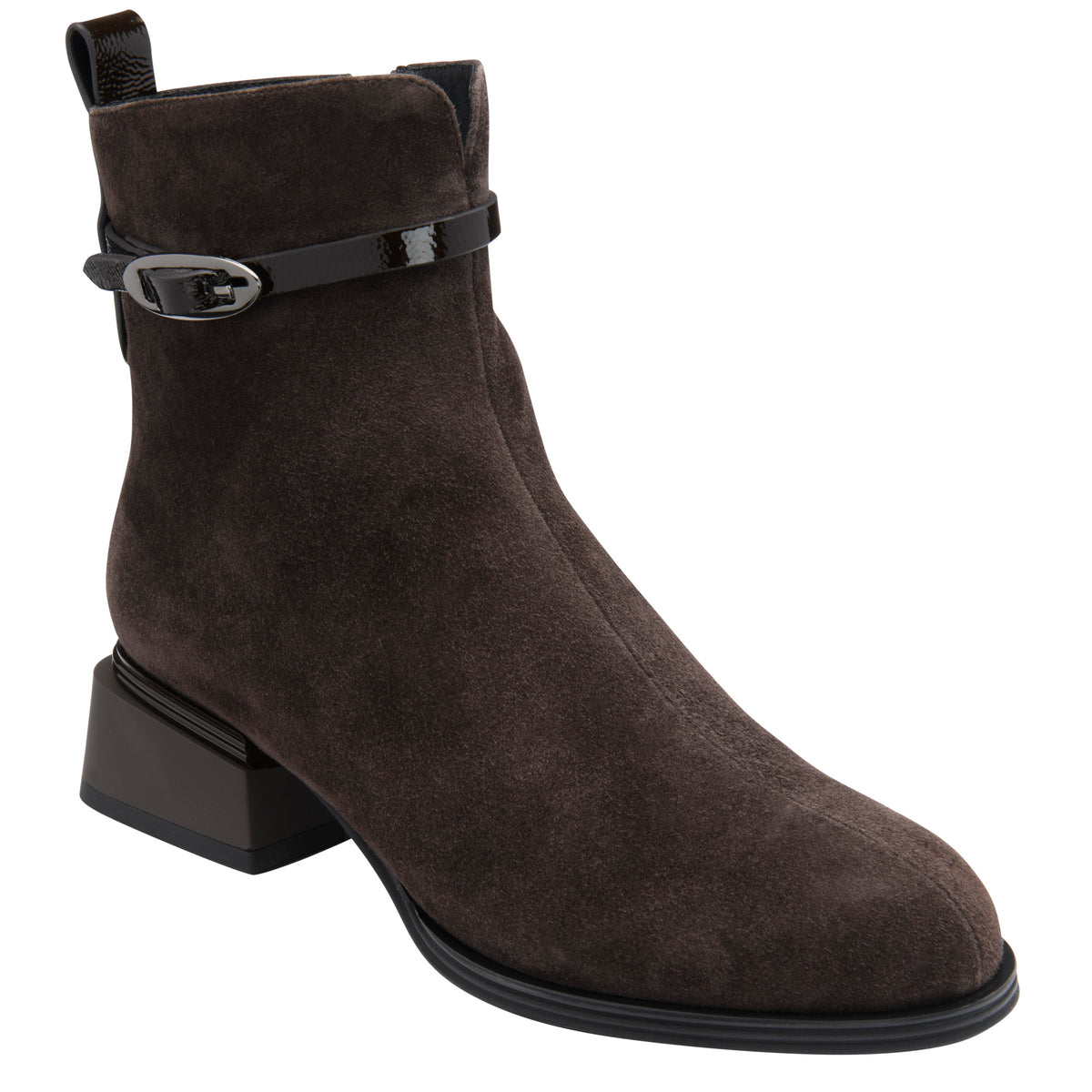 Lotus Unez Brown Microfibre Boots