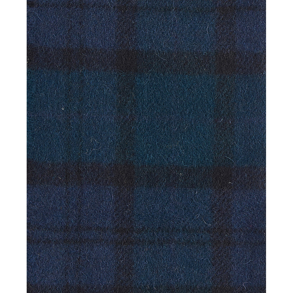 Barbour Tartan Lambswool Black Slate Scarf