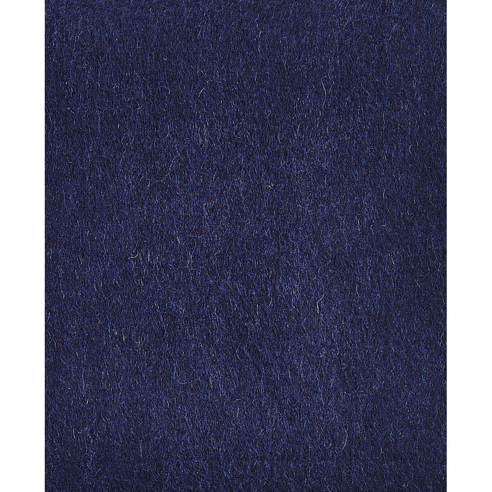 Barbour Plain Lambswool Navy Scarf