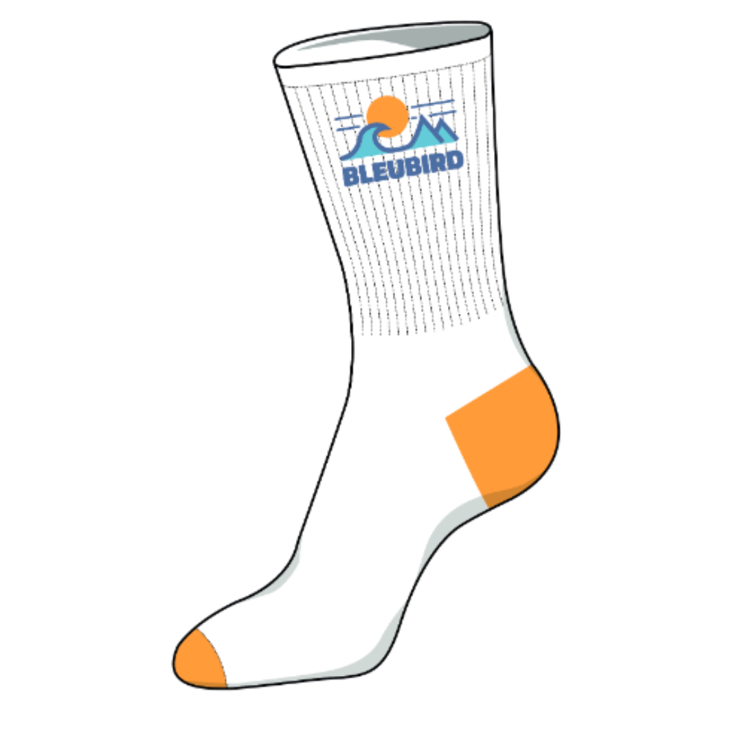 Bleubird Crew Socks - Horizon