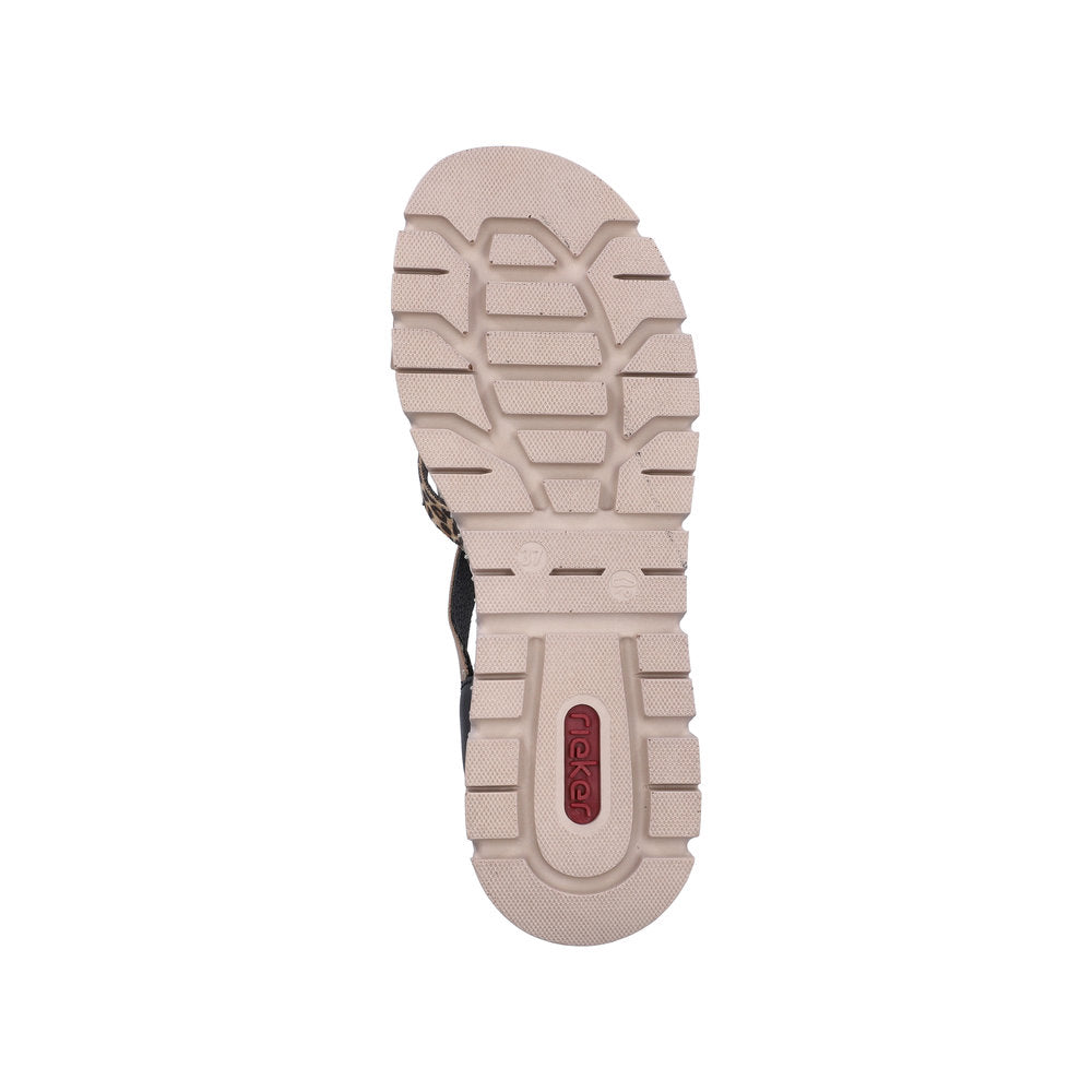 Rieker V1063-90 Shell Leo Beige Sandals