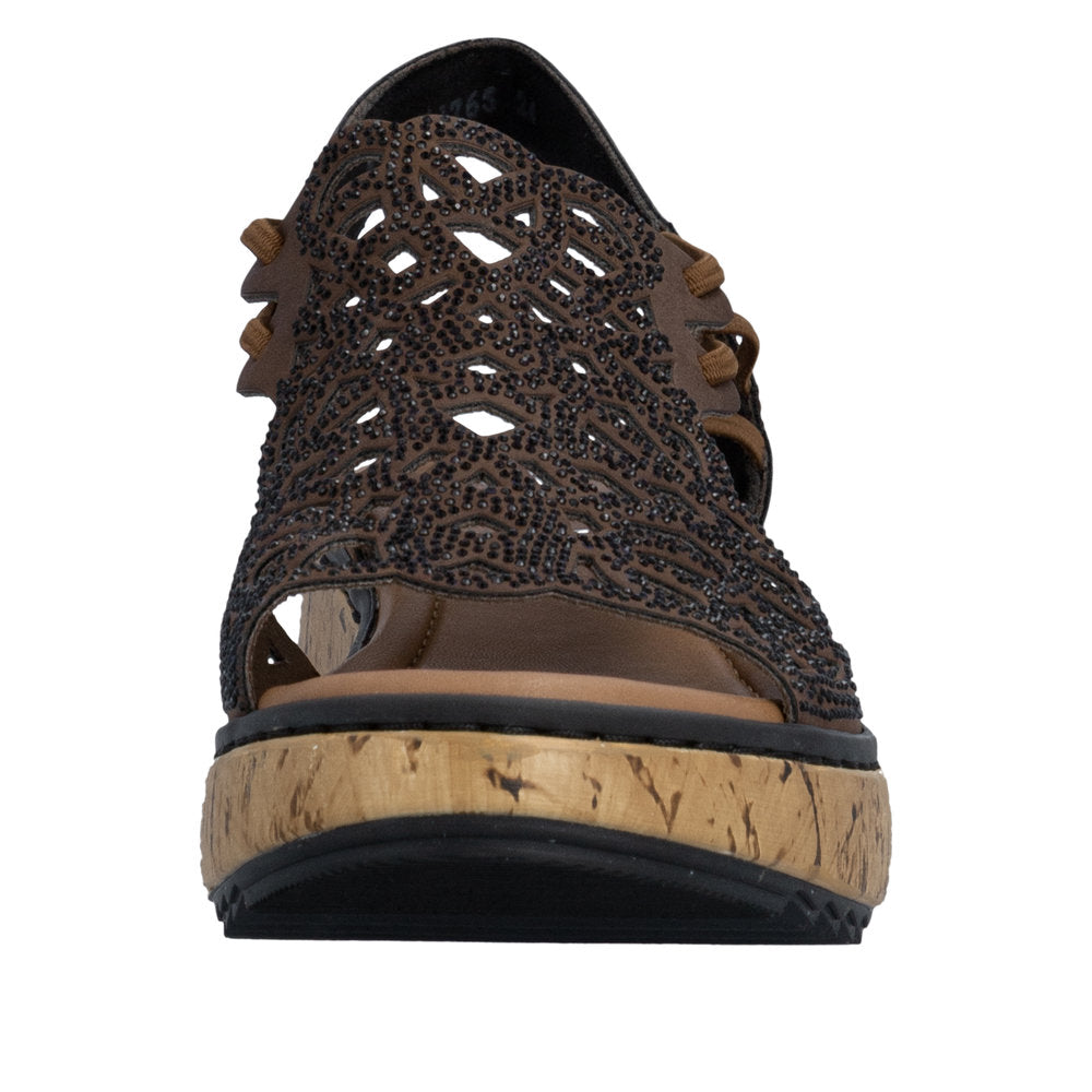 Rieker V1765-24 Brown Sandals
