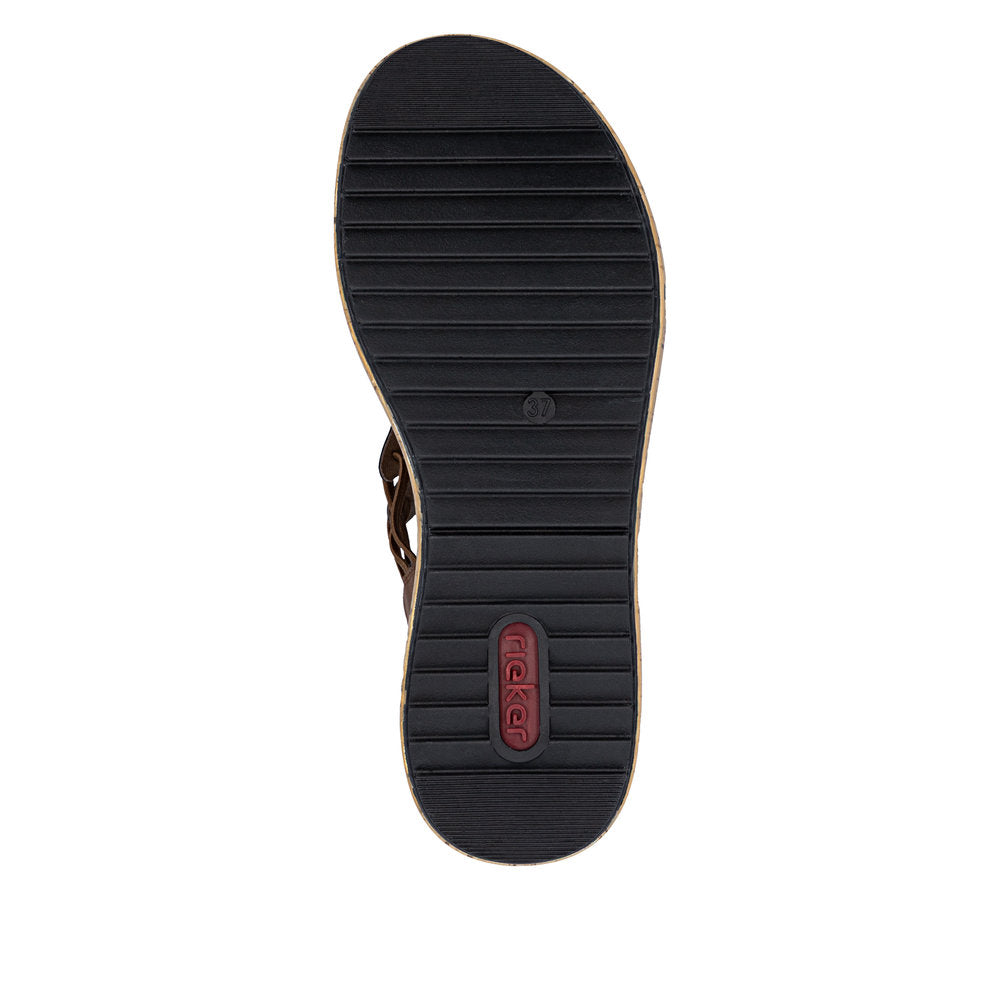 Rieker V1765-24 Brown Sandals