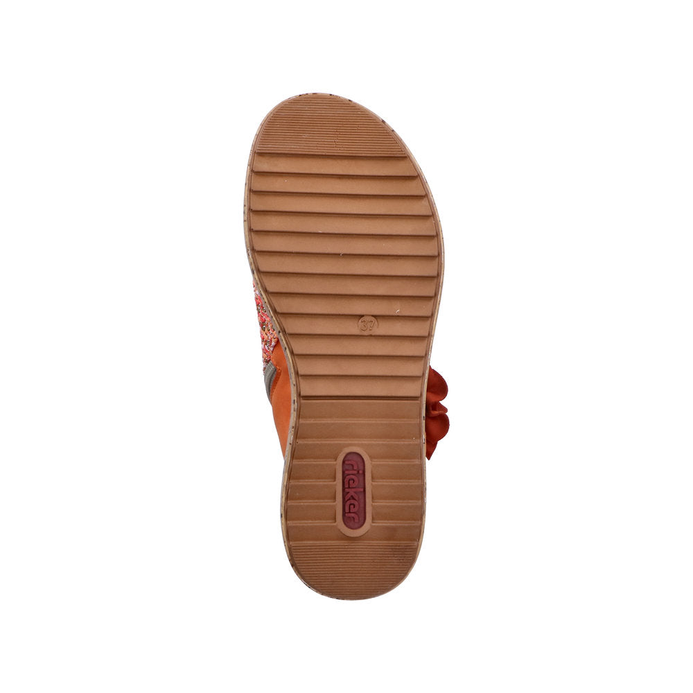 Rieker V1783-90 Pumpkin Sandals