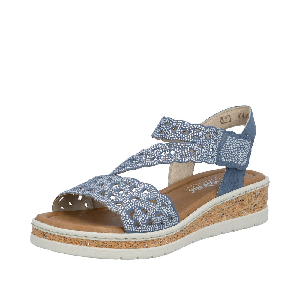 Rieker V4150-14 Indigo Sandals