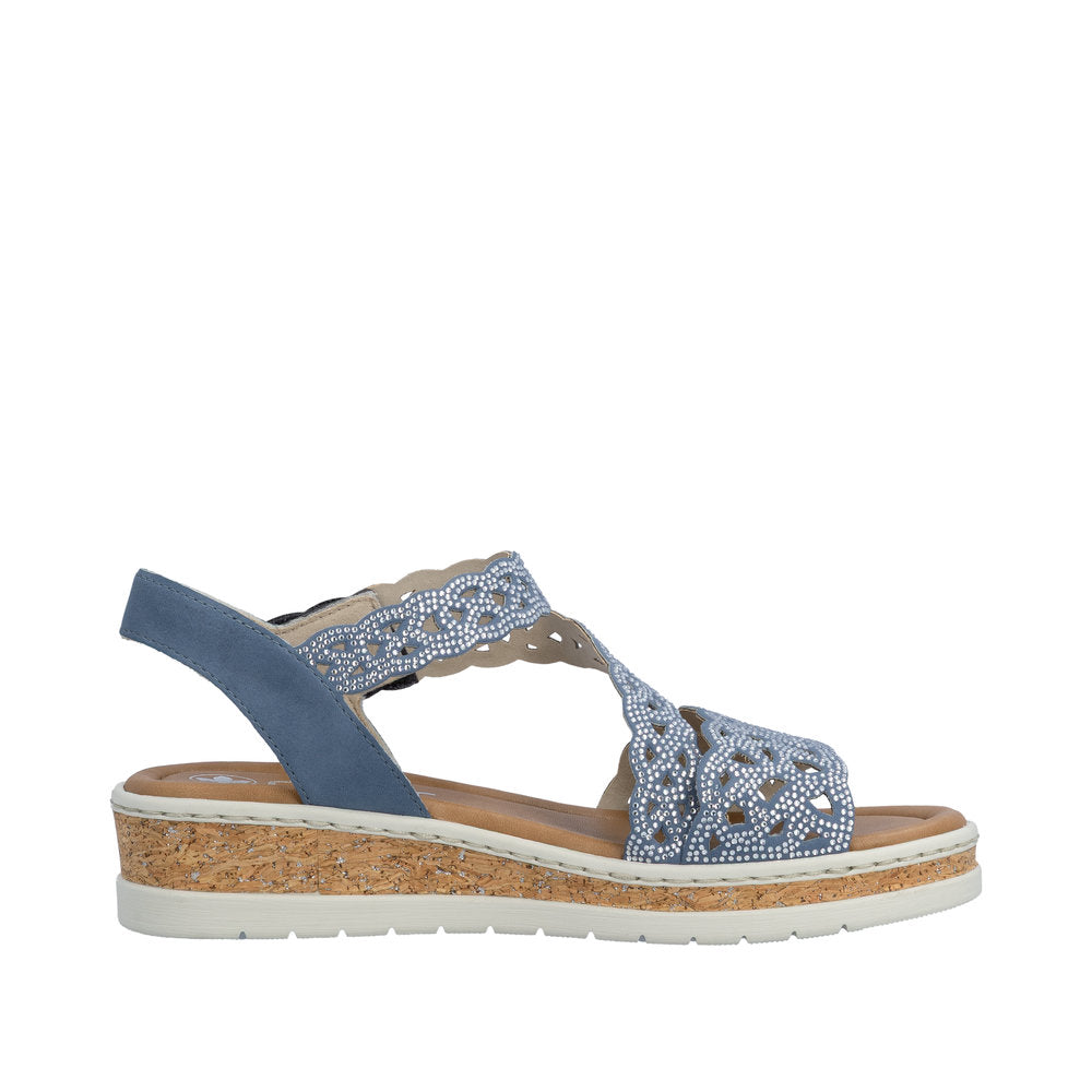 Rieker V4150-14 Indigo Sandals