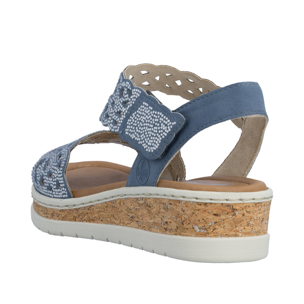 Rieker V4150-14 Indigo Sandals