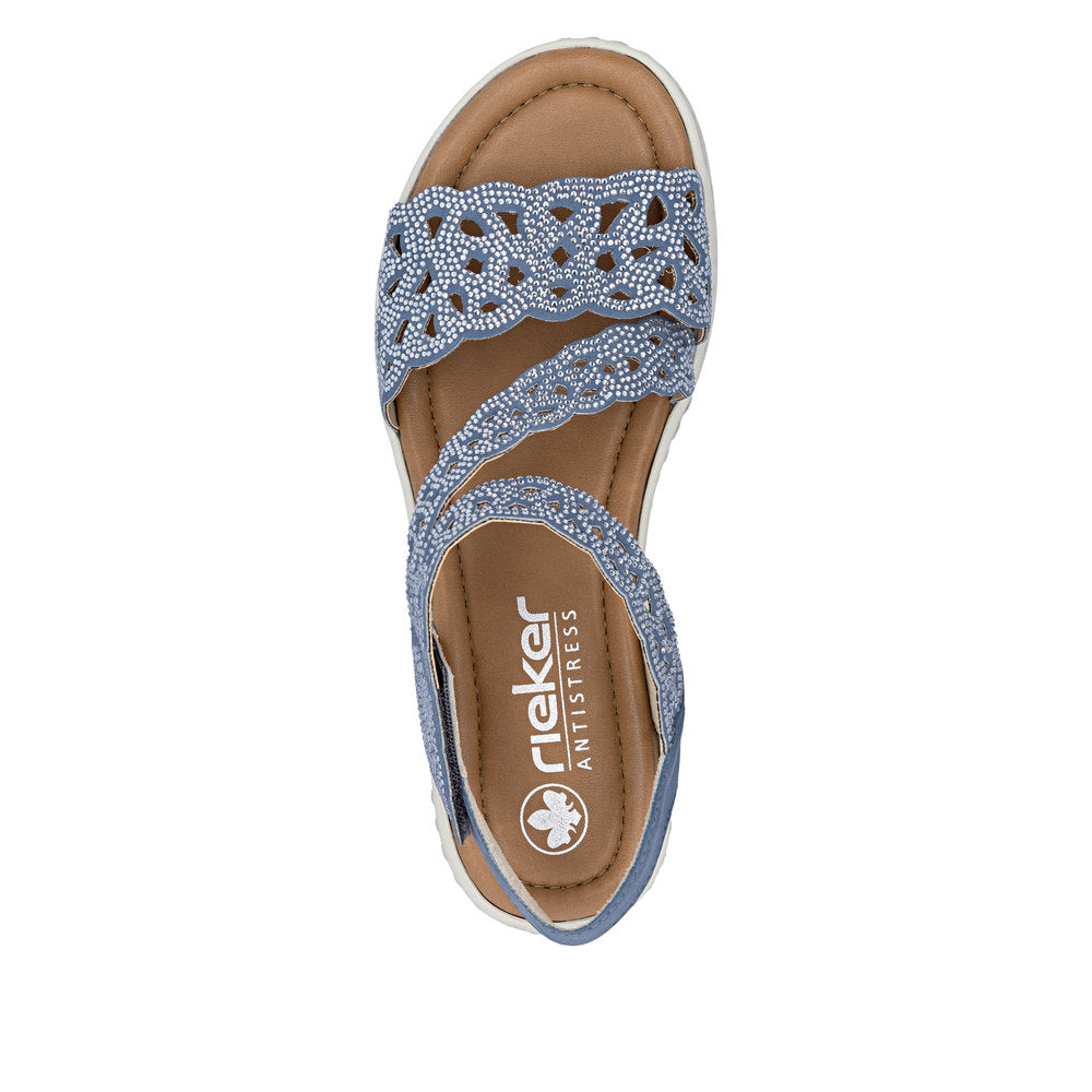 Rieker V4150-14 Indigo Sandals