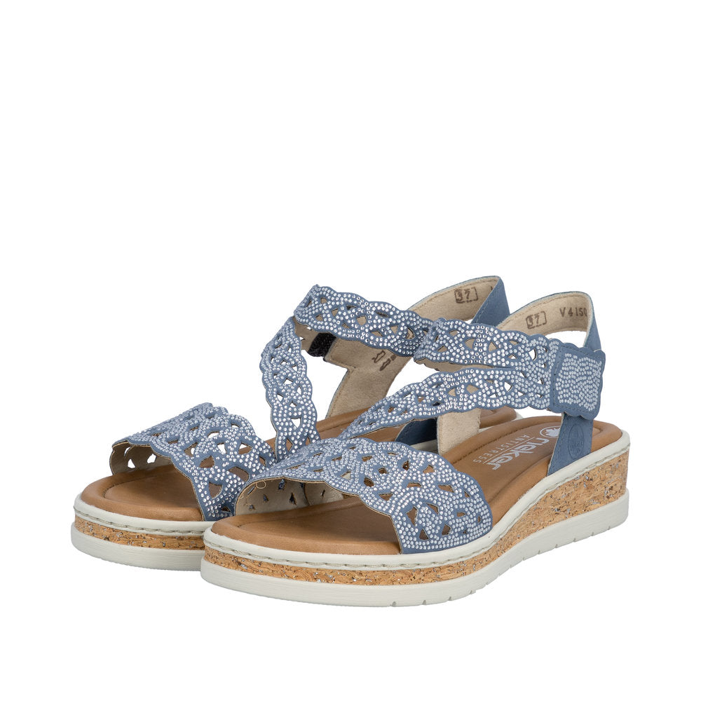 Rieker V4150-14 Indigo Sandals