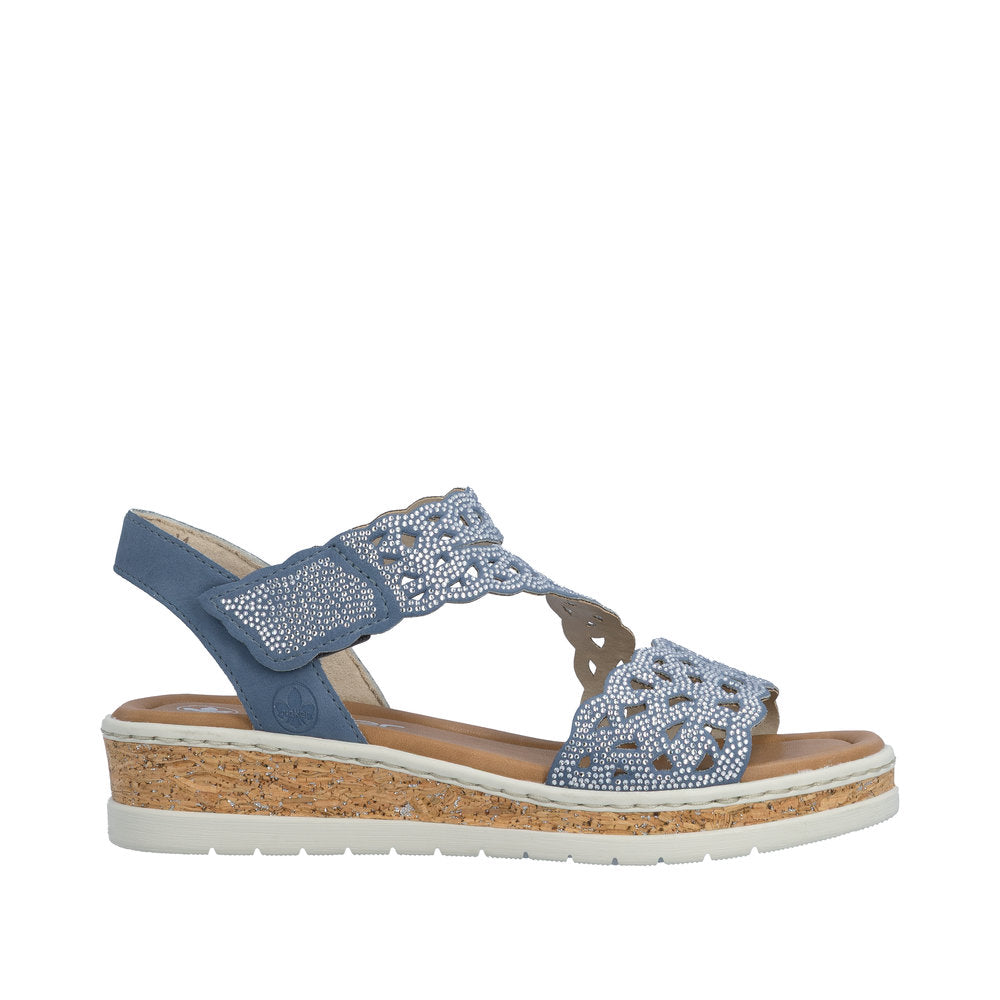 Rieker V4150-14 Indigo Sandals