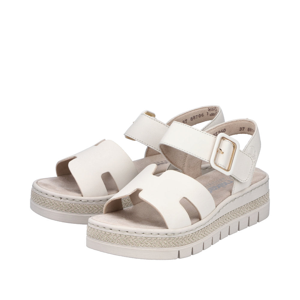 Rieker V4952-60 Porcelain Sandals