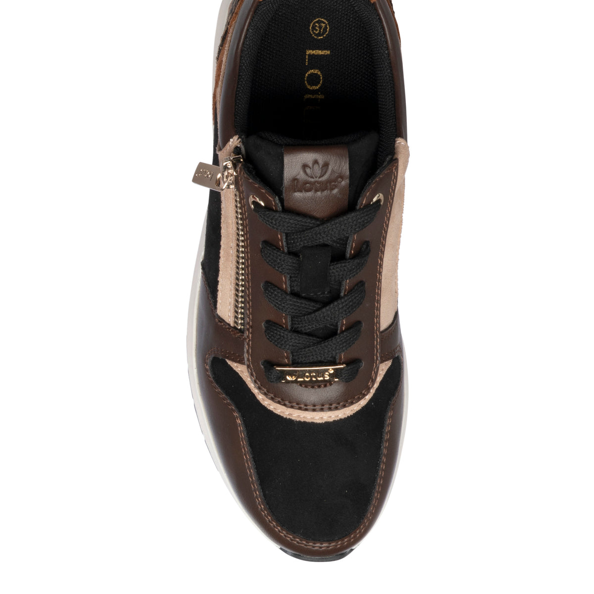 Lotus Venus Brown/Black Shoes
