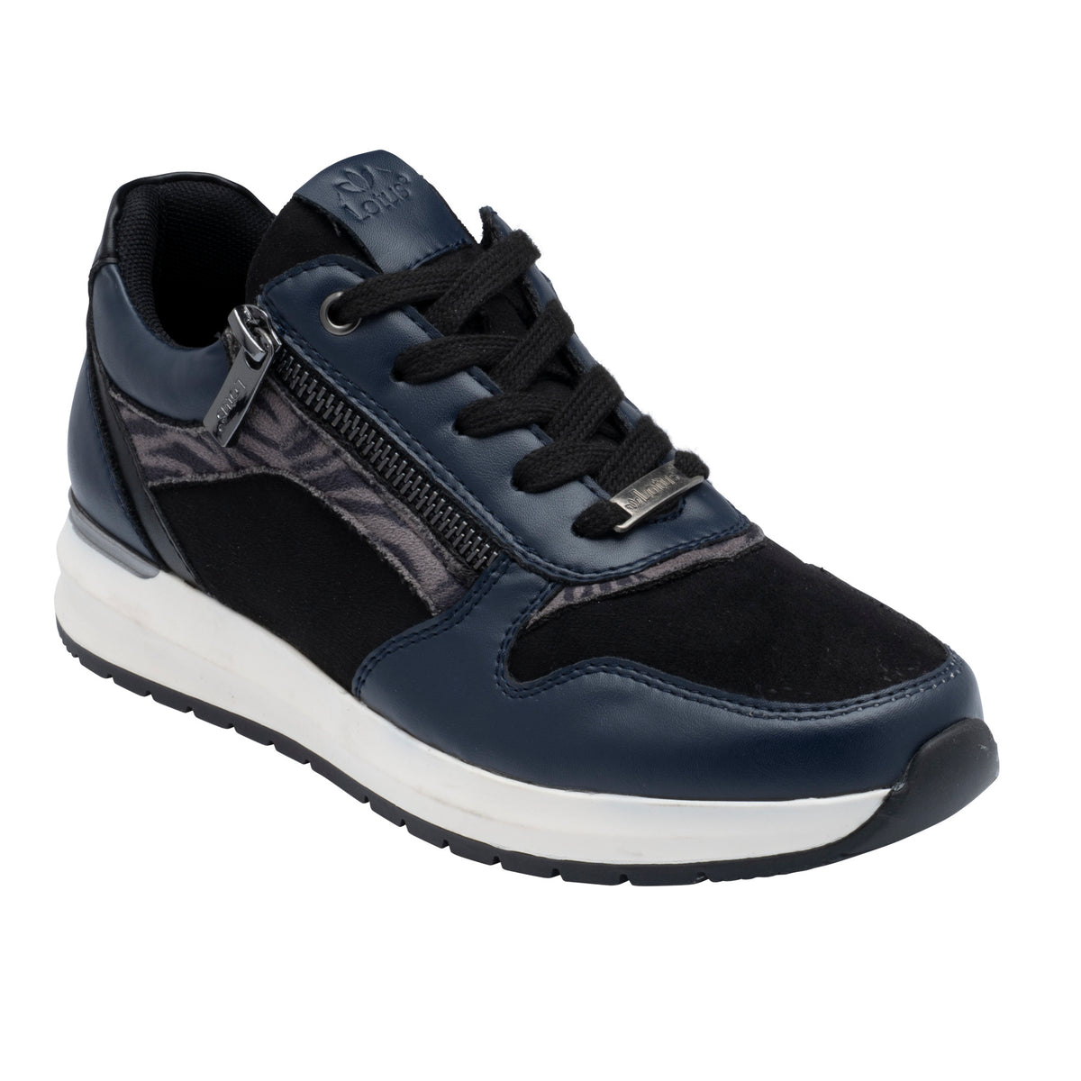 Lotus Venus Navy/Black Shoes