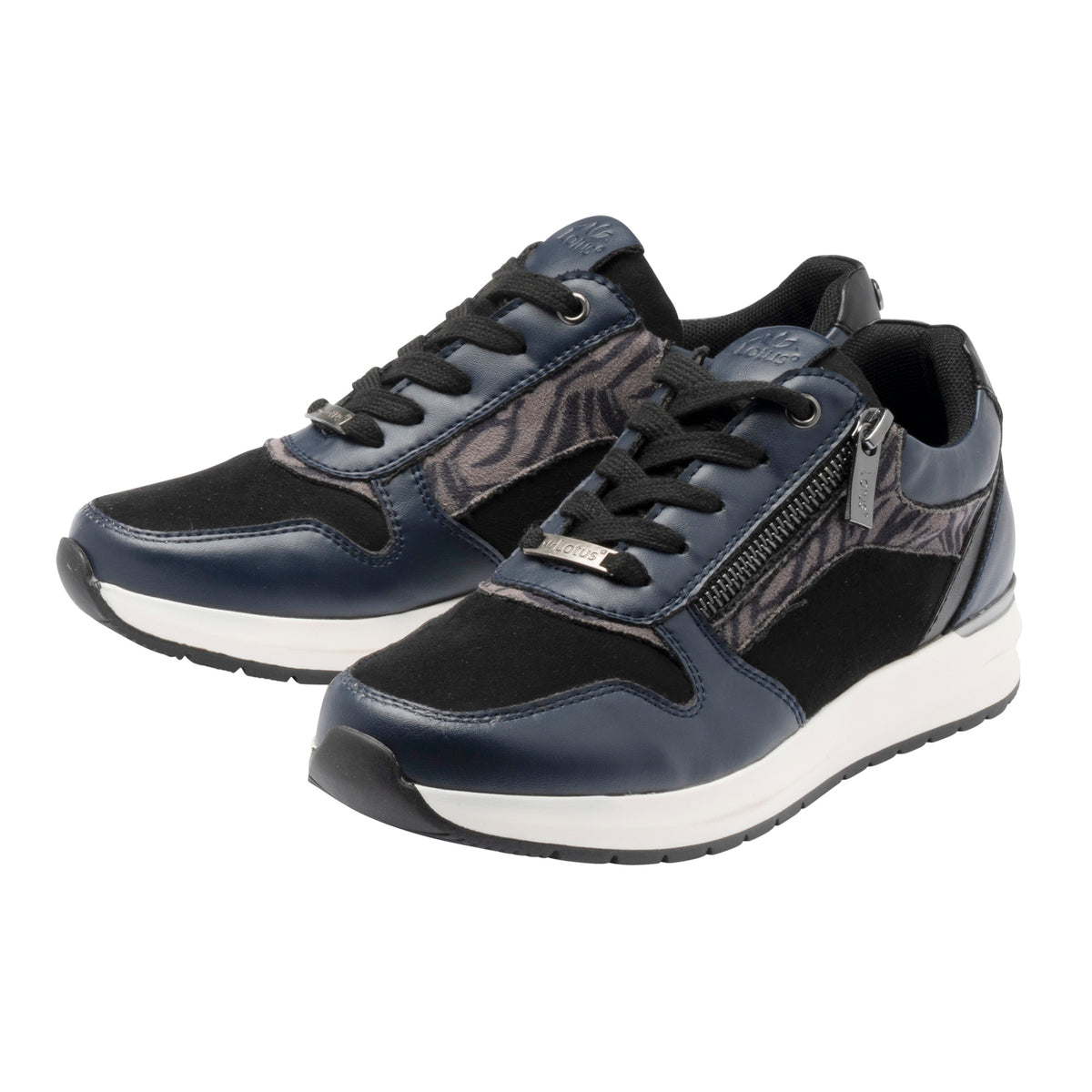 Lotus Venus Navy/Black Shoes