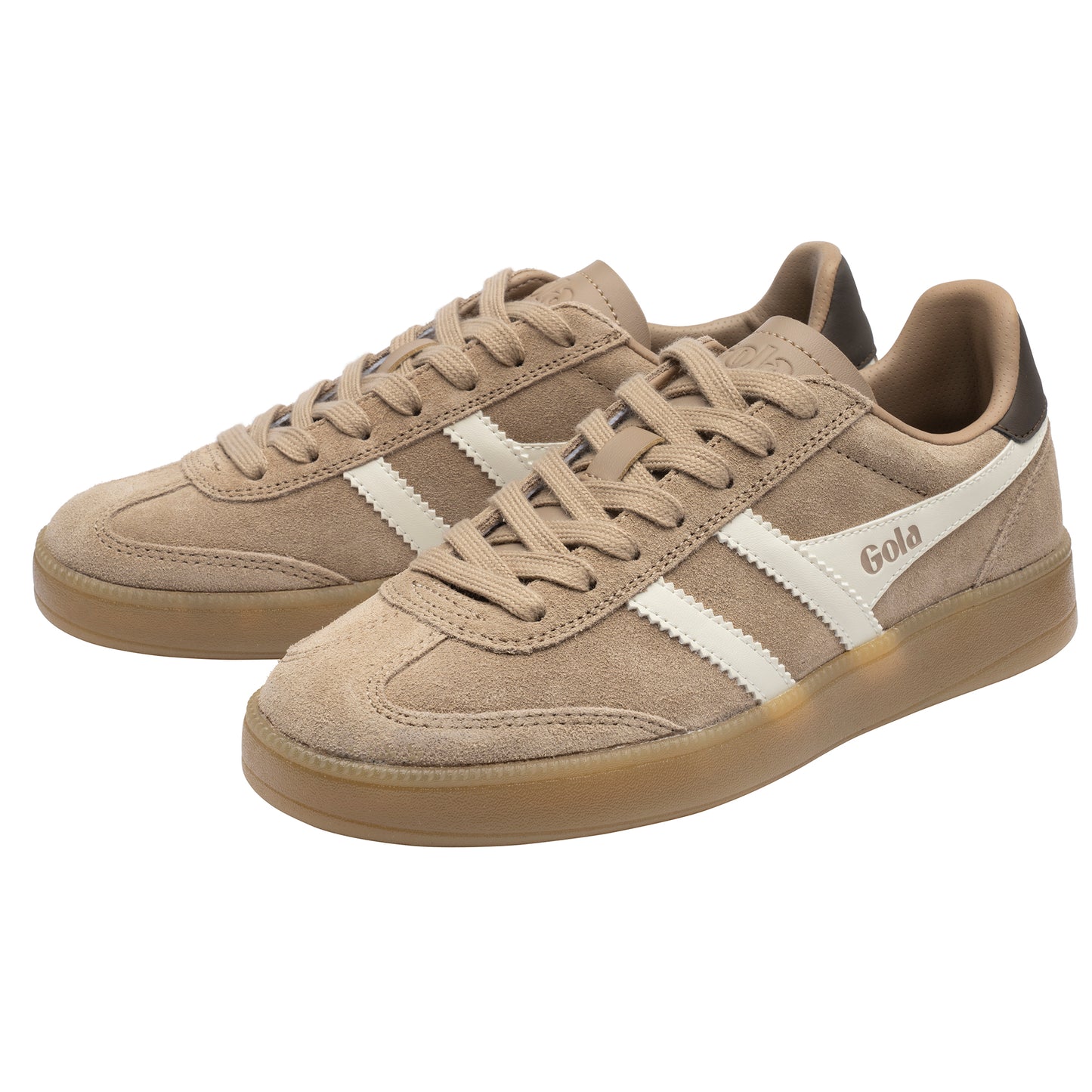 Gola Viper Cappuccino/Off White/Dark Brown/Gum Trainers