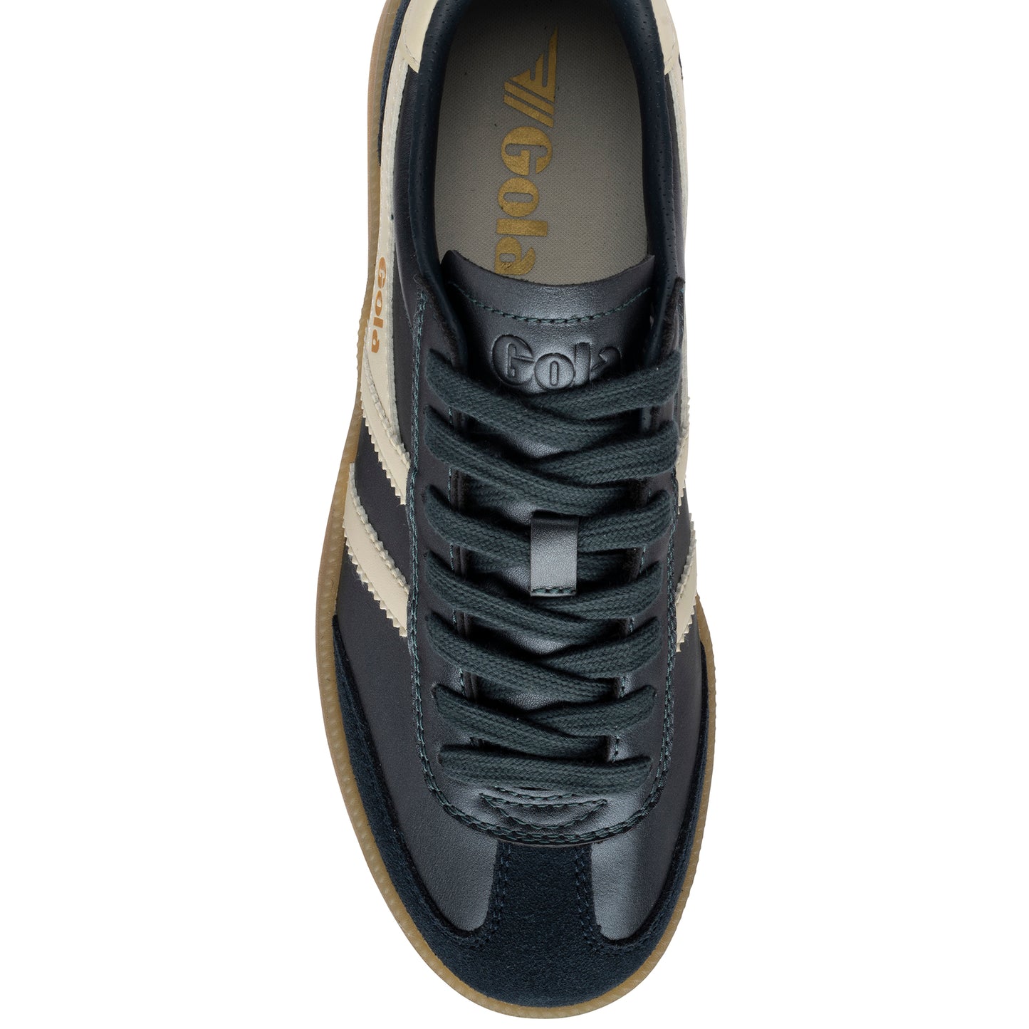 Gola Viper Metallic Navy/Off White/Gum Trainers