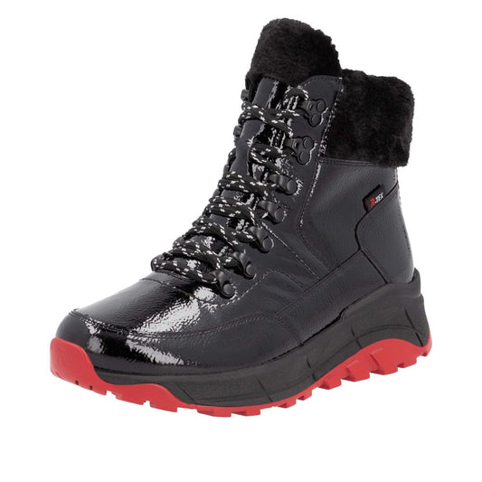 Rieker W0063-01 Black Boots