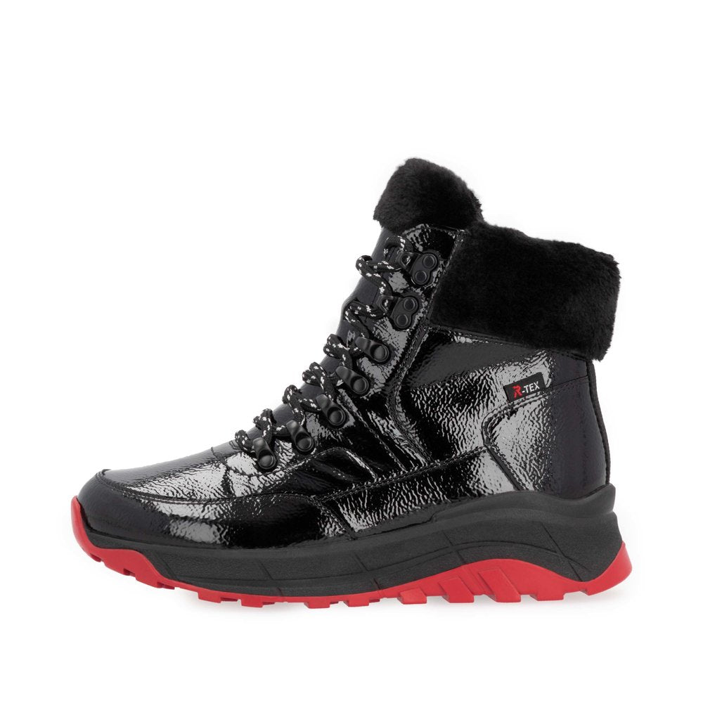 Rieker W0063-01 Black Boots