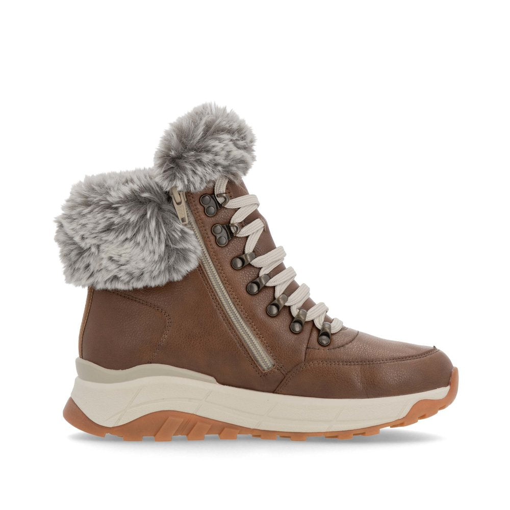 Rieker W0063-22 Walnut-Antique Boots