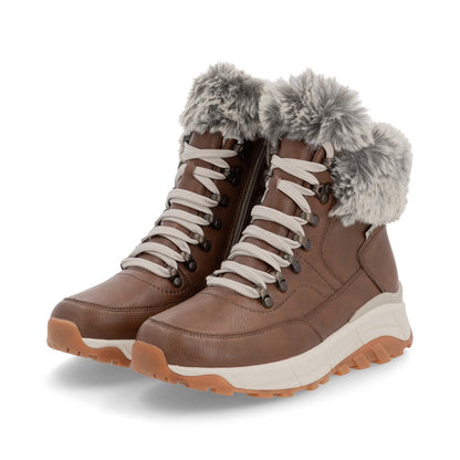 Rieker W0063-22 Walnut-Antique Boots