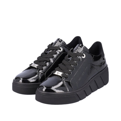 Rieker W0501-00 Black Casual Shoes