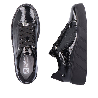 Rieker W0501-00 Black Casual Shoes