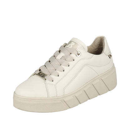 Rieker W0503-80 Off-White Casual Shoes