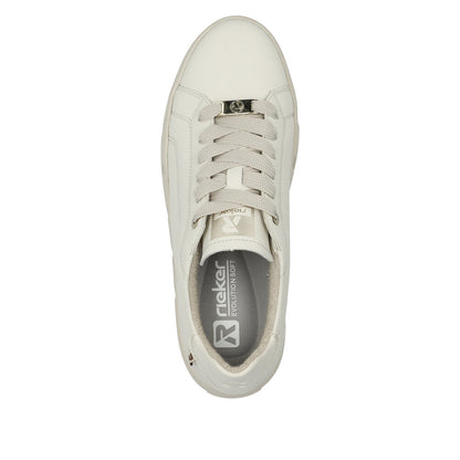 Rieker W0503-80 Off-White Casual Shoes