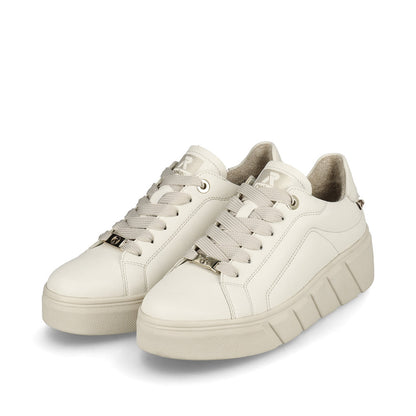 Rieker W0503-80 Off-White Casual Shoes