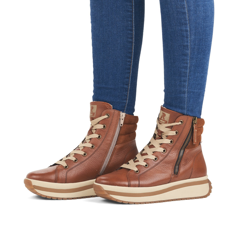 Rieker W0962-24 Joy Tan Boots