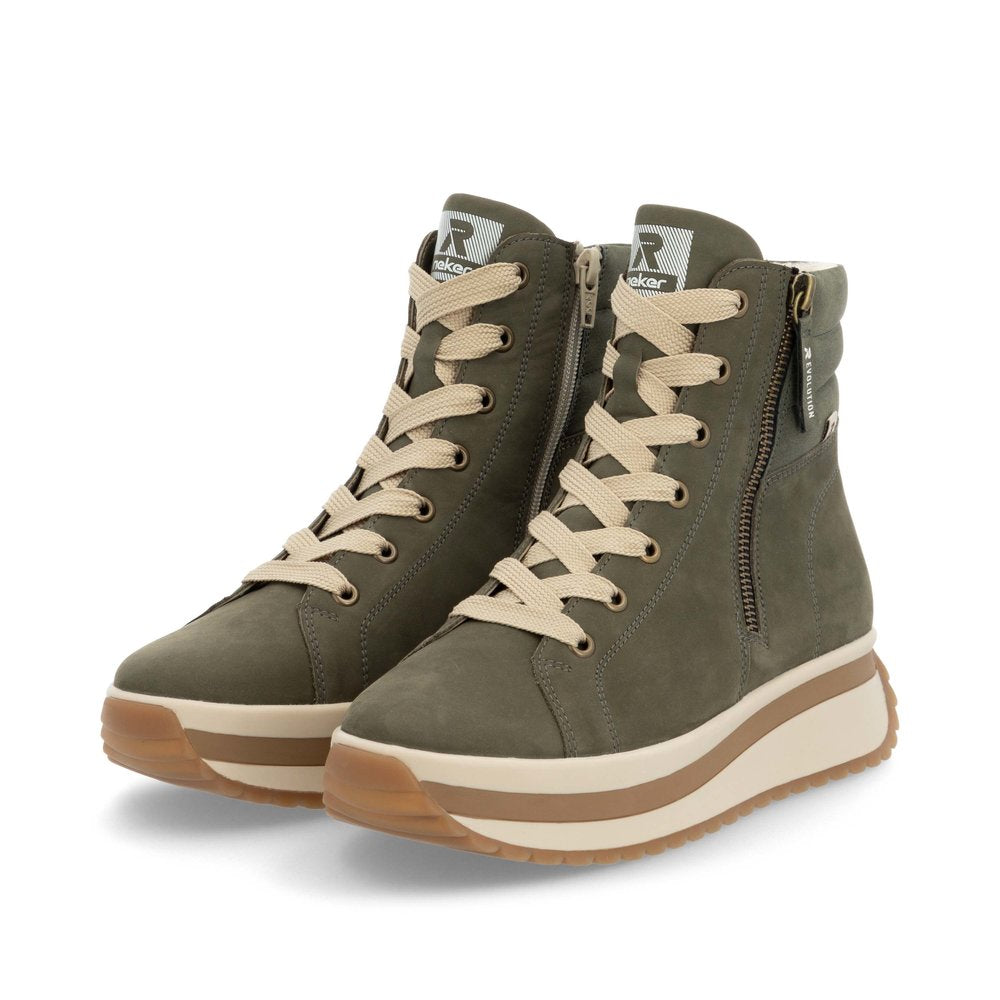 Rieker W0962-54 Green Boots