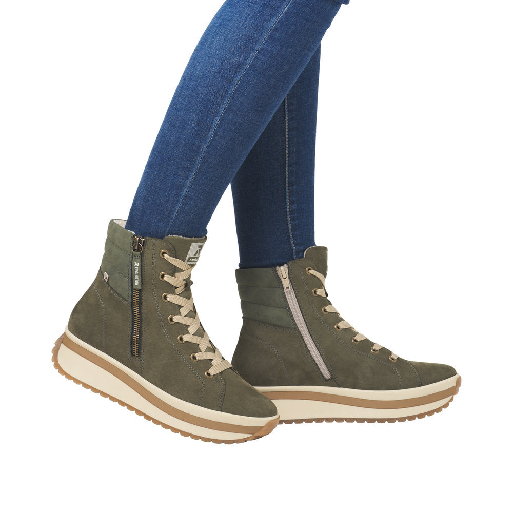 Rieker W0962-54 Green Boots