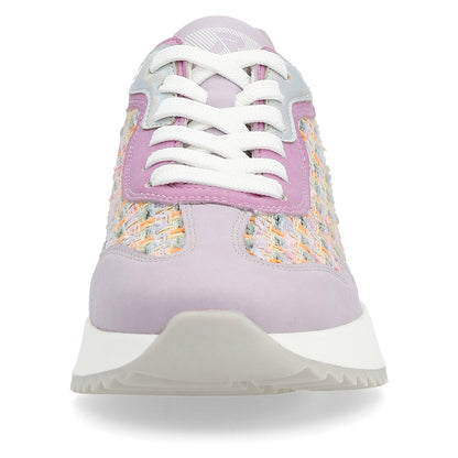 Rieker W1300-90 Mauve/Pastel Orange/Lilac Trainers