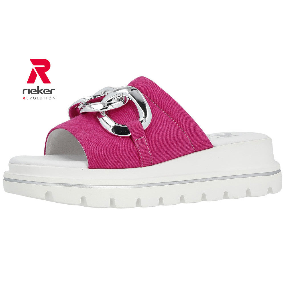 Rieker W1652-31 Fuschia Sandals