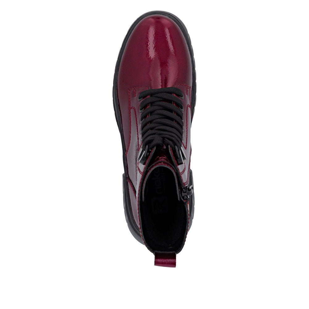 Rieker W1870-35 Cherry Red Boots