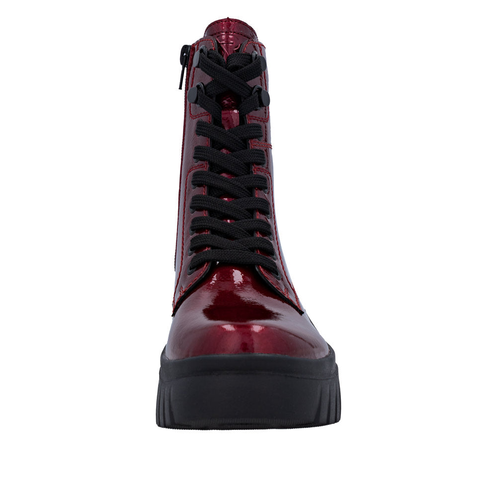 Rieker W1870-35 Cherry Red Boots