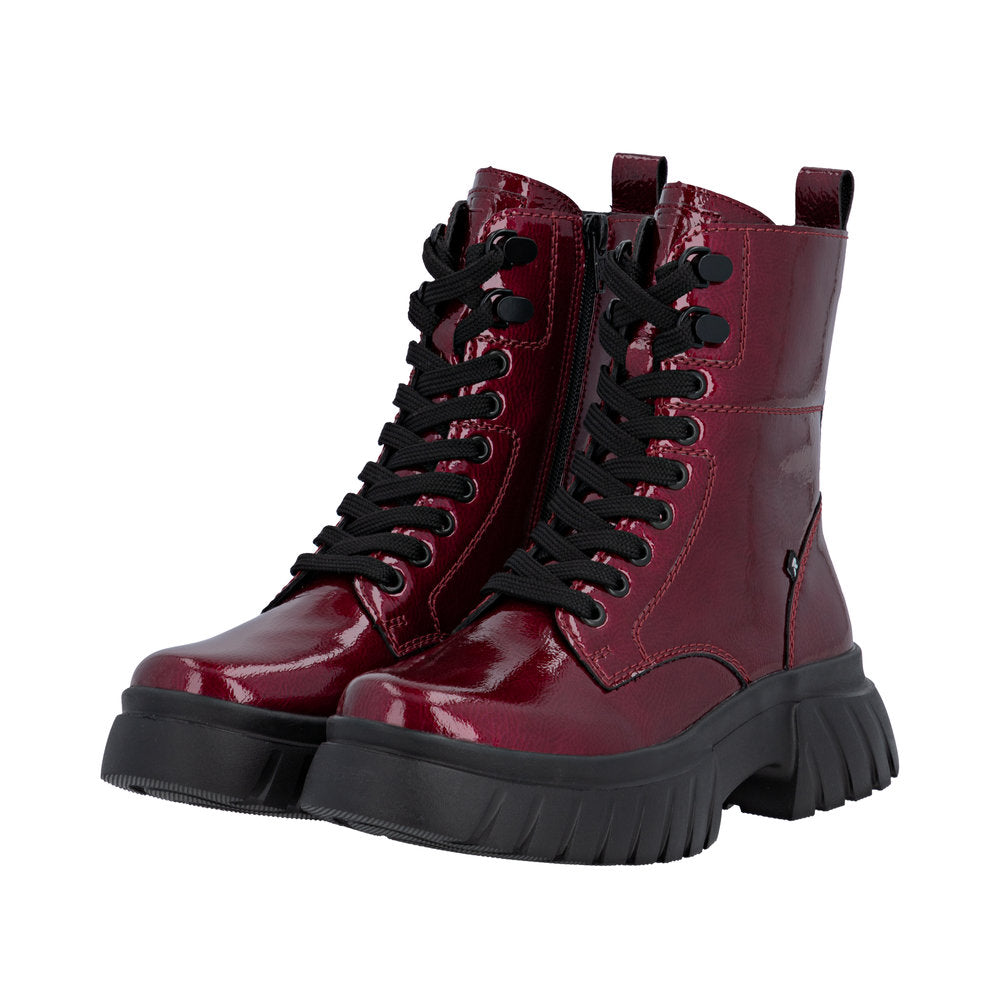 Rieker W1870-35 Cherry Red Boots
