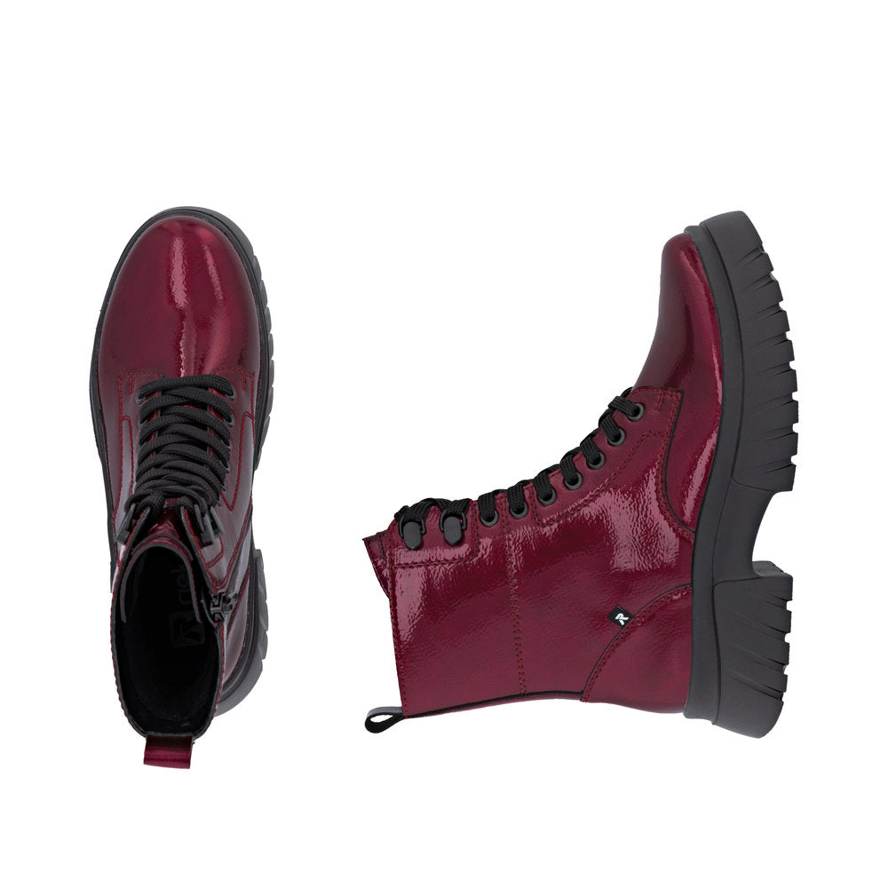 Rieker W1870-35 Cherry Red Boots