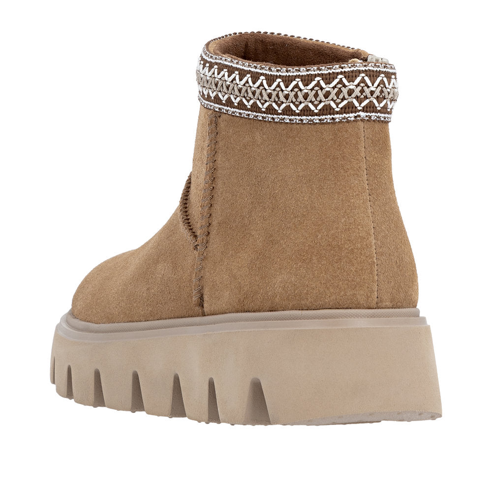 Rieker W2074-24 Beige Boots