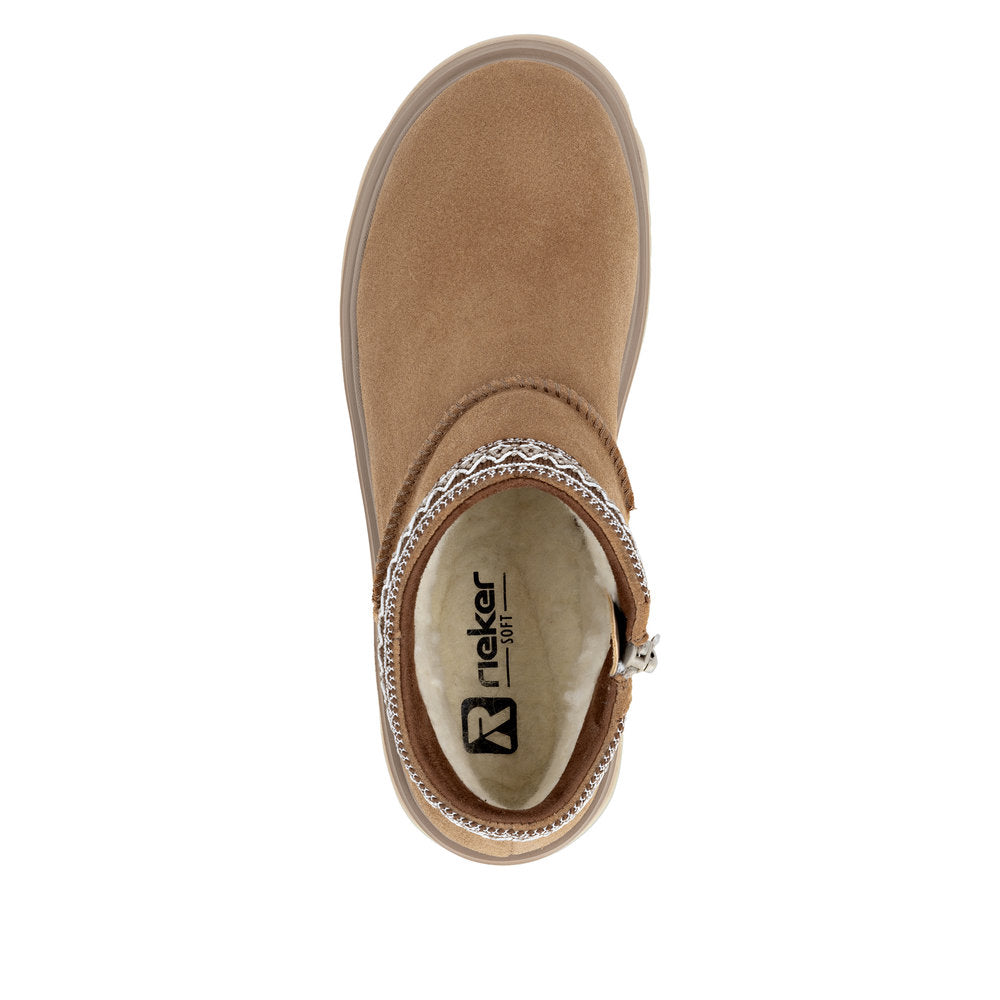 Rieker W2074-24 Beige Boots