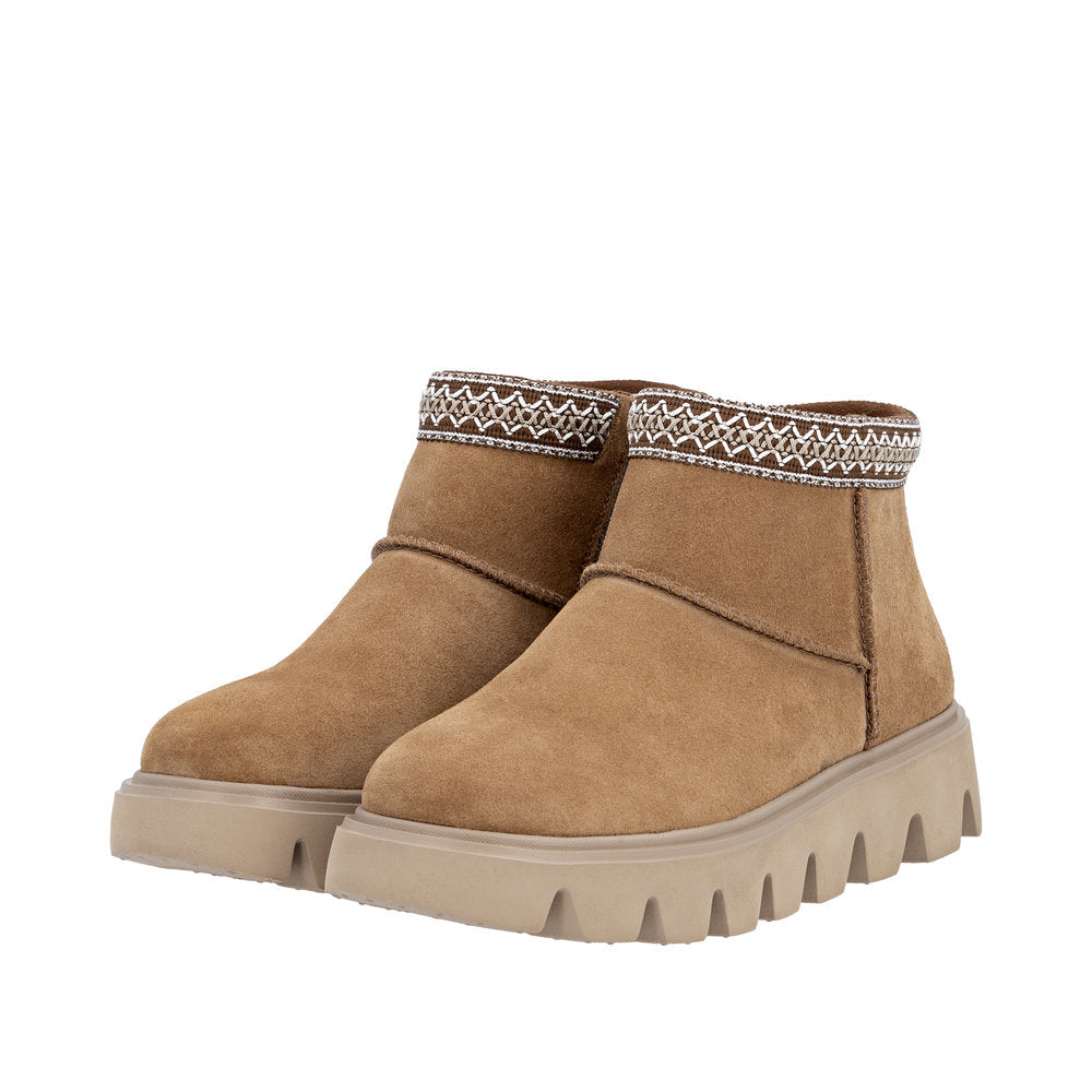Rieker W2074-24 Beige Boots