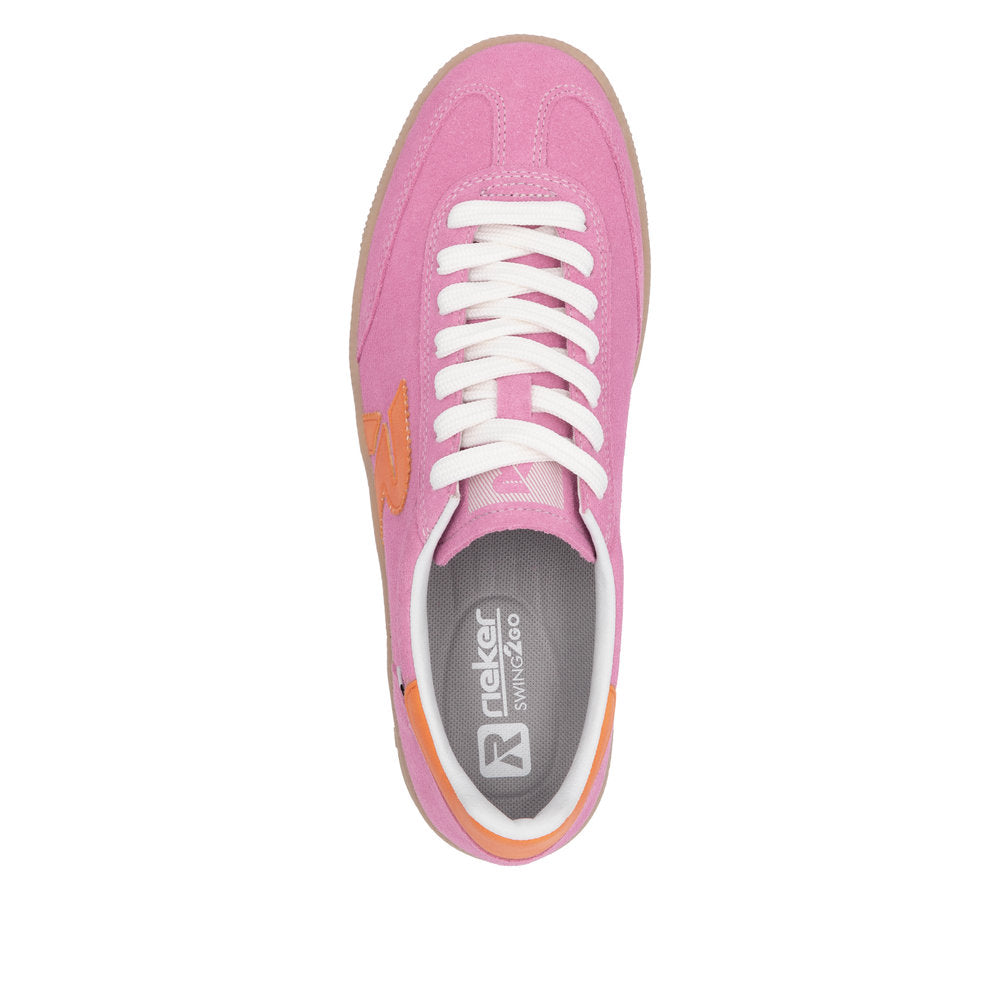 Rieker W2200-31 Pink Trainers