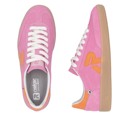 Rieker W2200-31 Pink Trainers