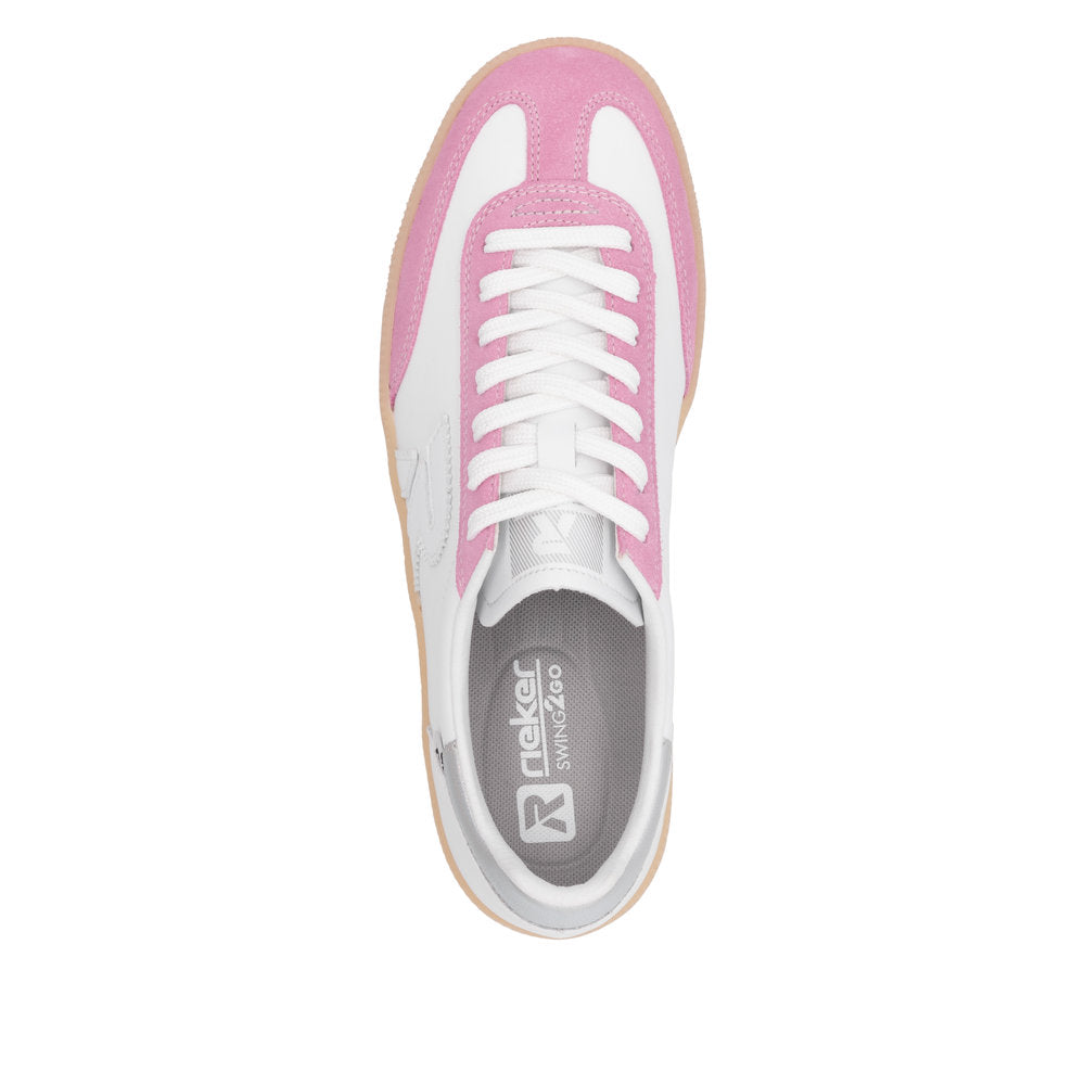 Rieker W2200-86 Pink Trainers