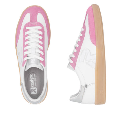 Rieker W2200-86 Pink Trainers