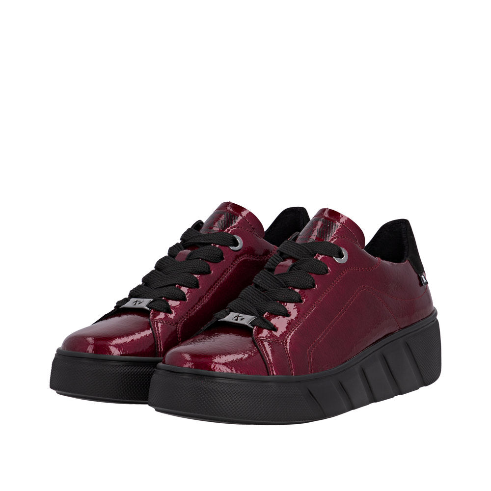 Rieker W2601-35 Cherry Red Trainers