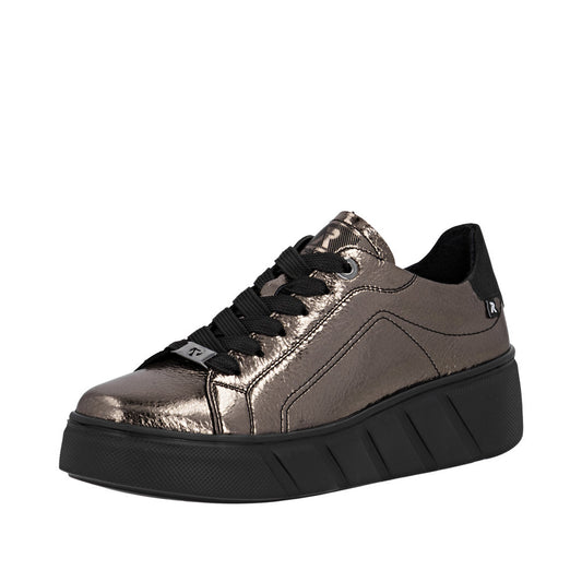 Rieker W2601-91 Antique Black Casual Shoes