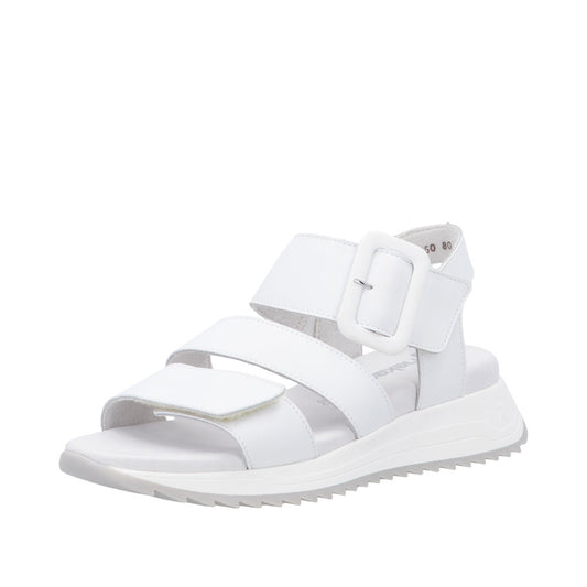 Rieker W2950-80 White Sandals